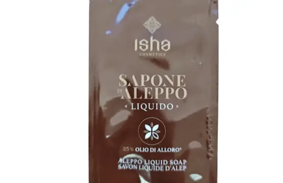 Muestra Isha Cosmetics Jabón de Laurel y Oliva 5ml